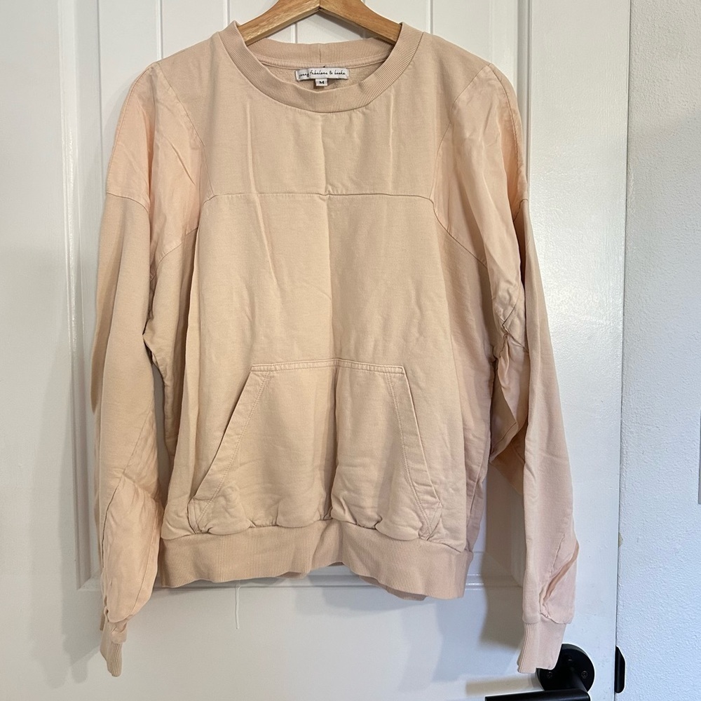 Young Fabulous & Broke Peach Lightweight Sweater